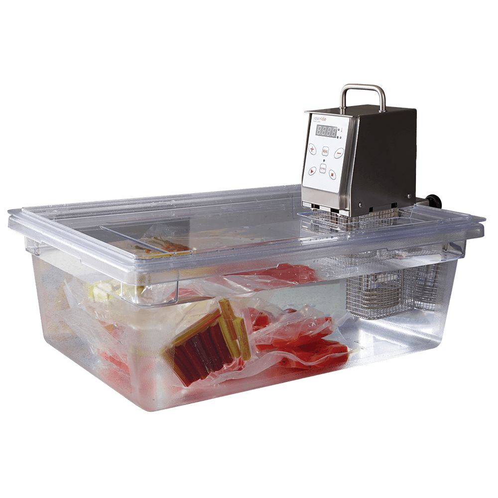 Sous vide-kar 56 liter med låg til SousVideTools Platinum cirkulator