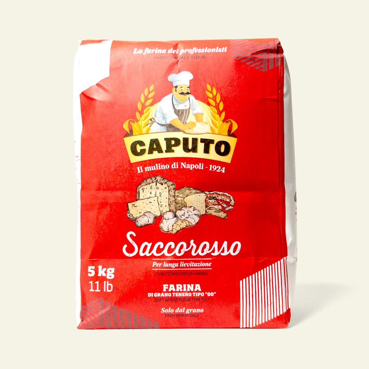 Caputo Cuoco Saccorosso tipo 00 mel rød pose 5 kg