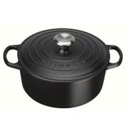 Le Creuset Signature Støbejernsgryde 26 cm 5,3 L, mat sort