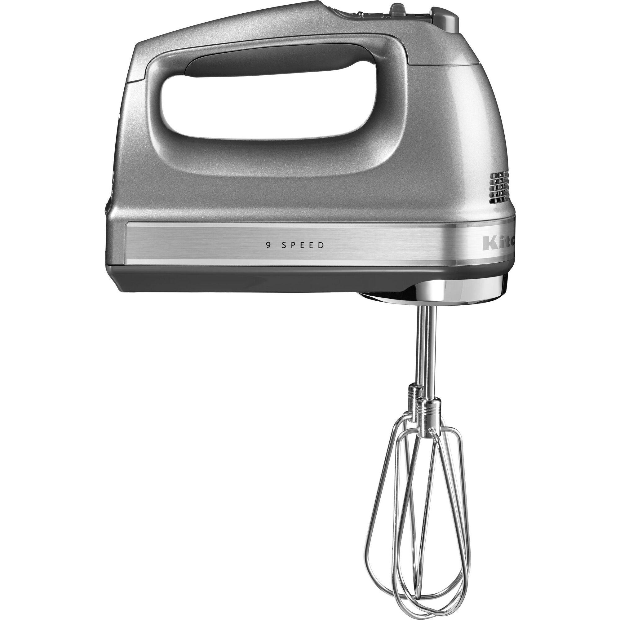 KitchenAid 5KHM9212 håndmixer 9 hastigheder contour silver