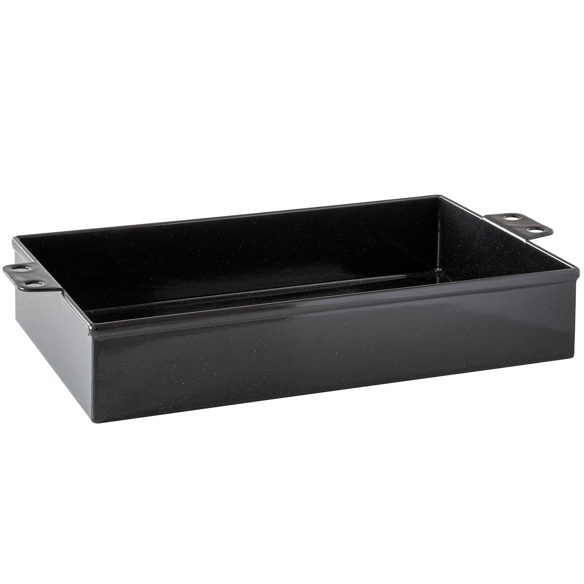 Kockums Jernverk Bagforme 35x20 cm sort emaljeret kulstålspande til bagning