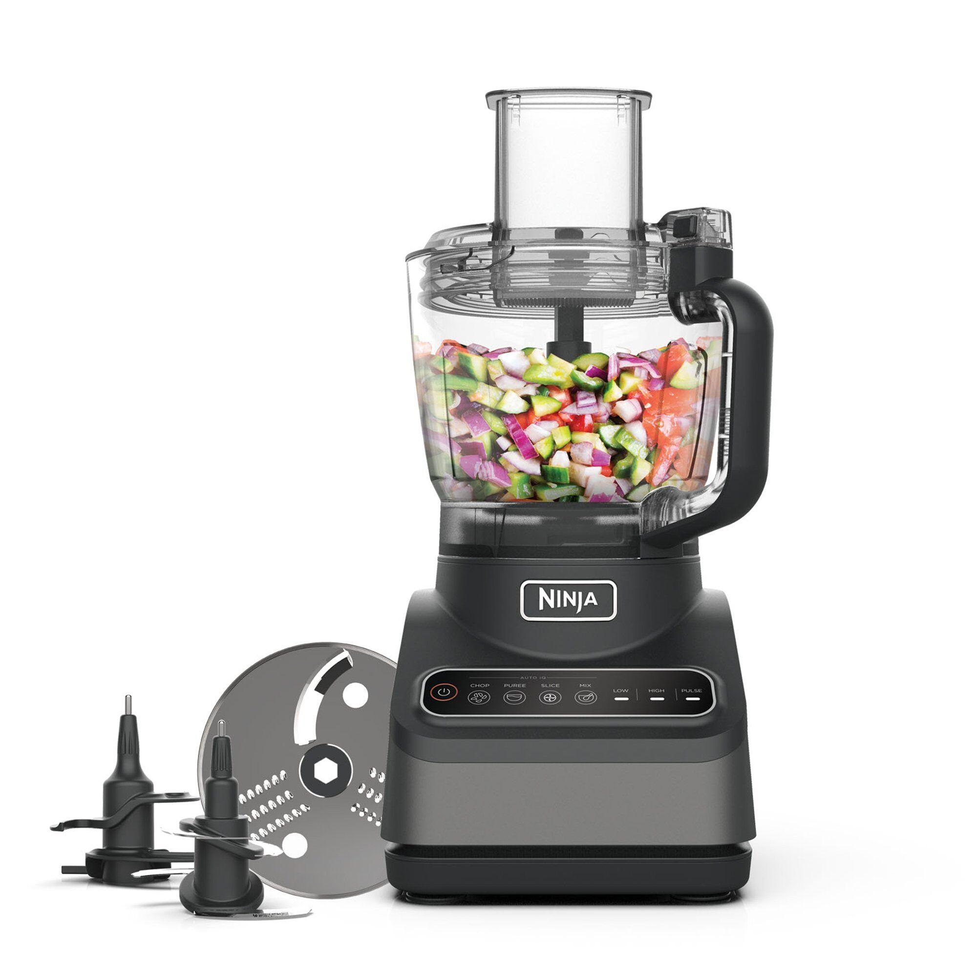 Ninja BN650EU Auto-iQ foodprocessor i sølv og sort