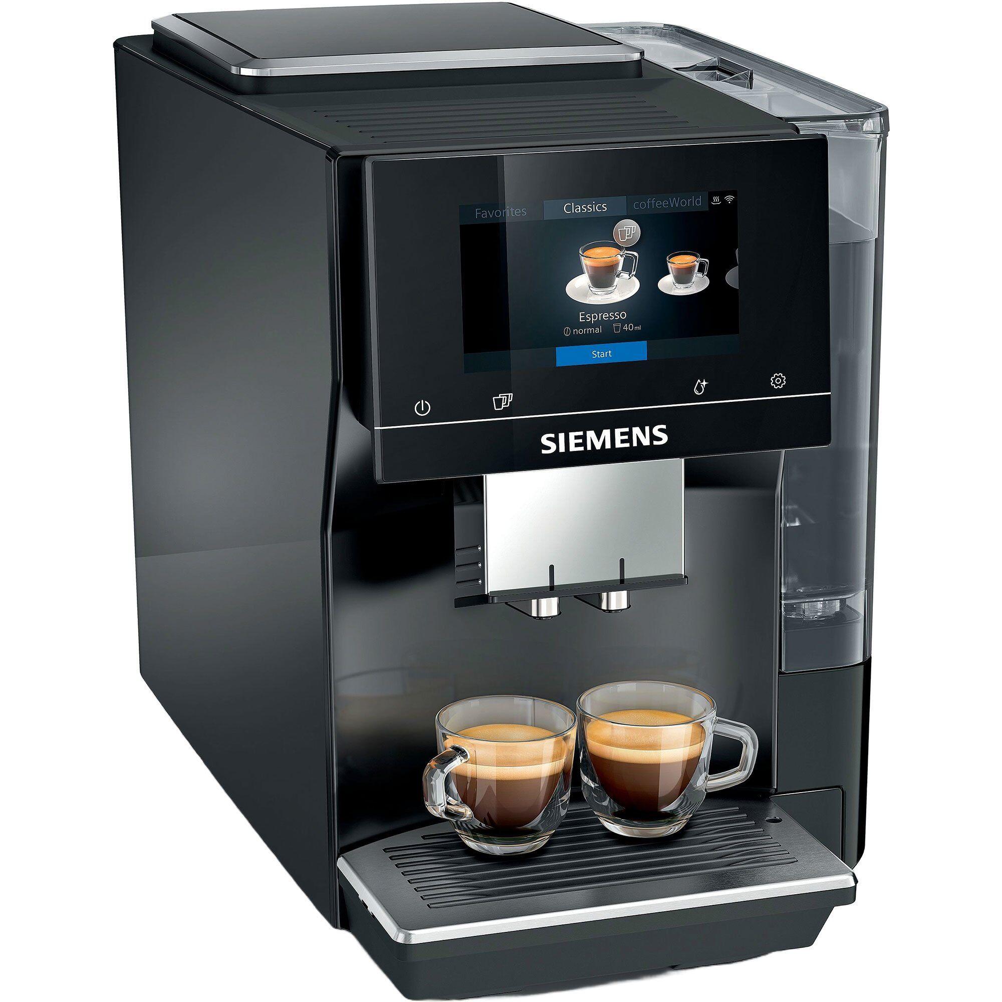 Siemens EQ700 Classic TP703R19 fuldautomatisk kaffemaskine pianosort