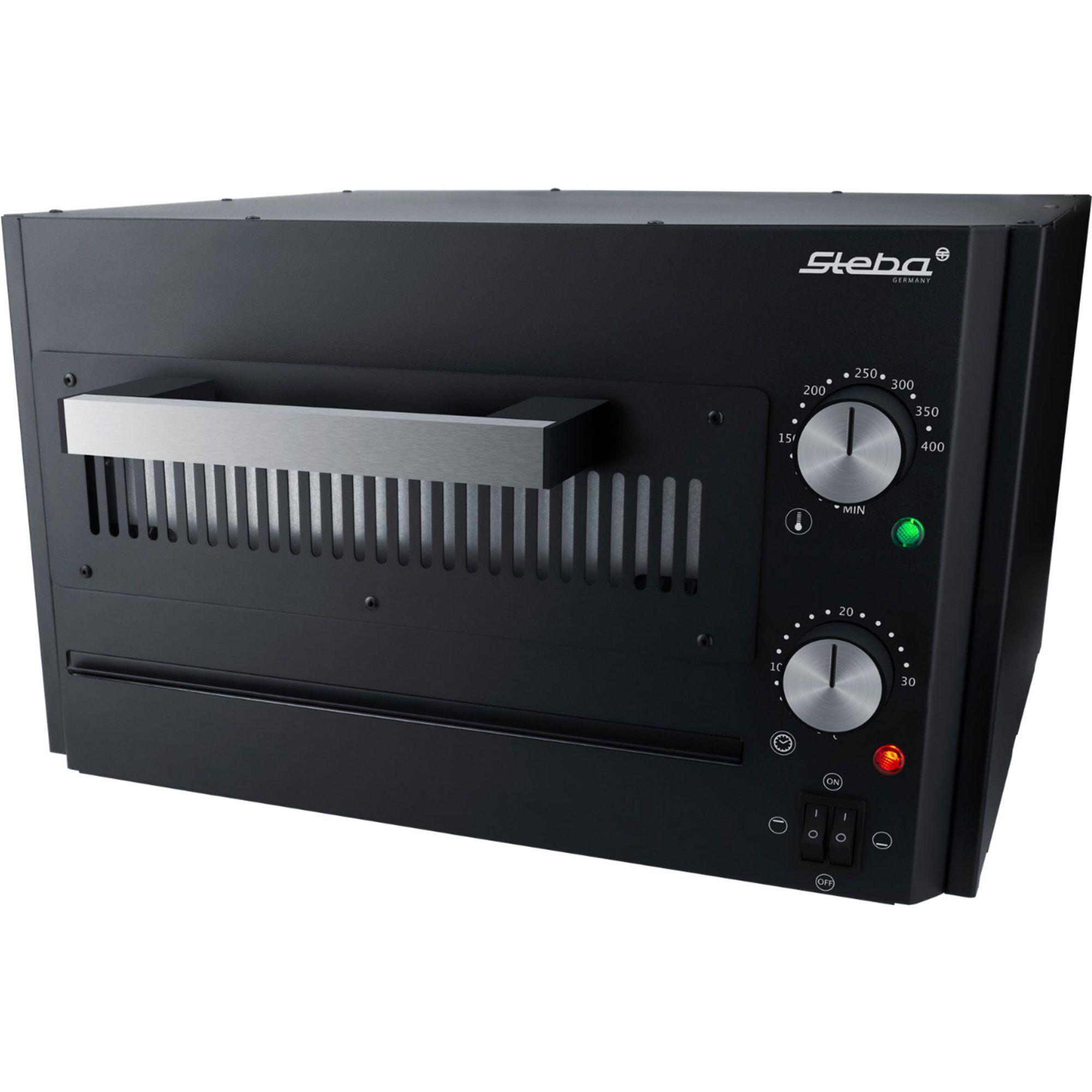 Steba Power Pizzaovn 1800W sort med pizzasten