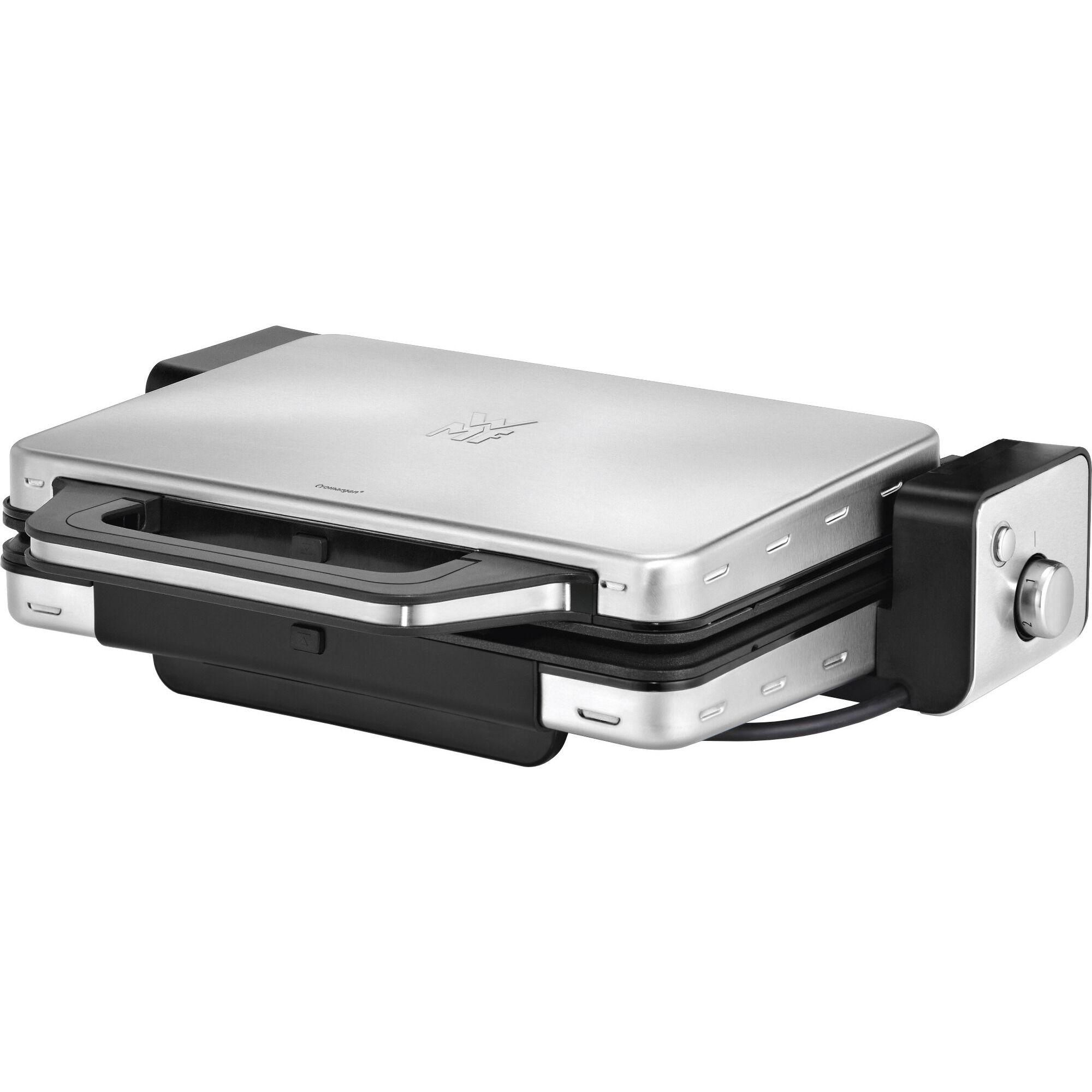 WMF Lono Kontaktgrill 2-i-1 i rustfrit Cromargan stål
