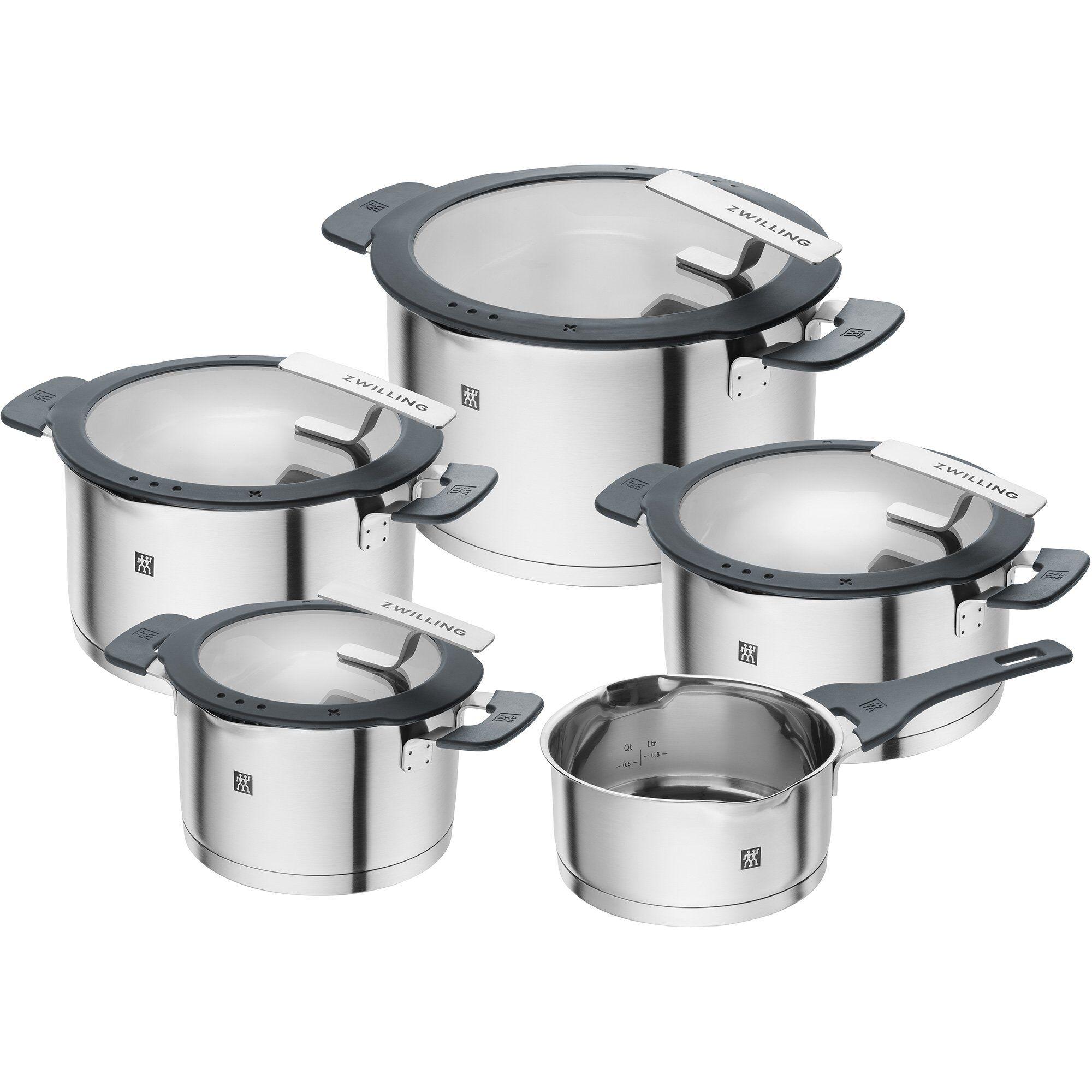 Zwilling Simplify Grydesæt 5 dele + 4 låg