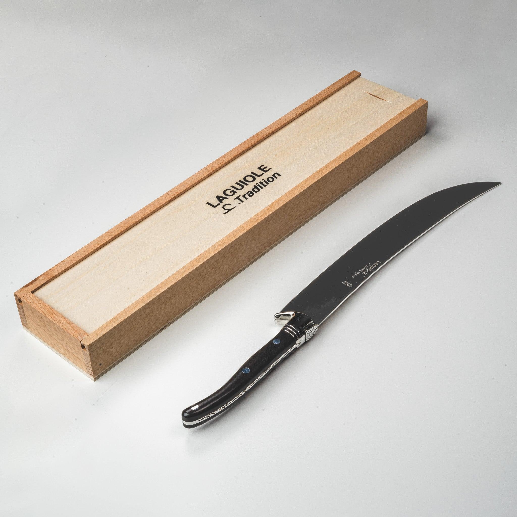 Laguiole Tradition champagnesabel, ibenholt