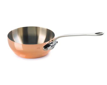 Mauviel kobber sauterpande 24 cm i massiv kobber