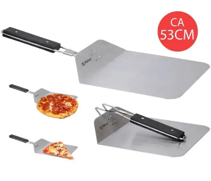 Alpina foldbar pizzaspade i rustfrit stål