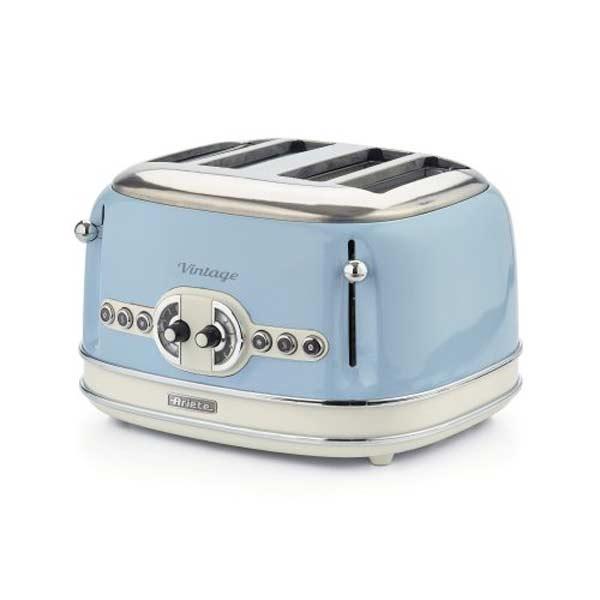 Ariete Vintage brødrister 4 skiver blå