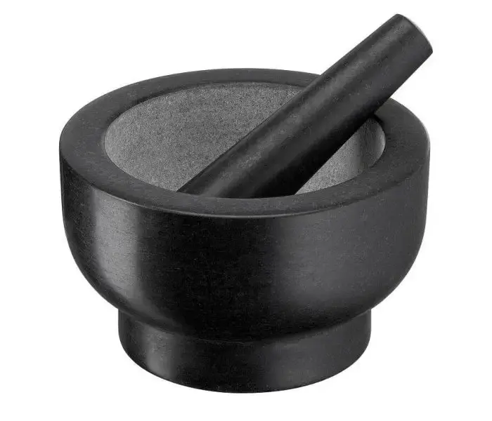 Jamie Oliver sort granitmorter 14,5 cm med støder