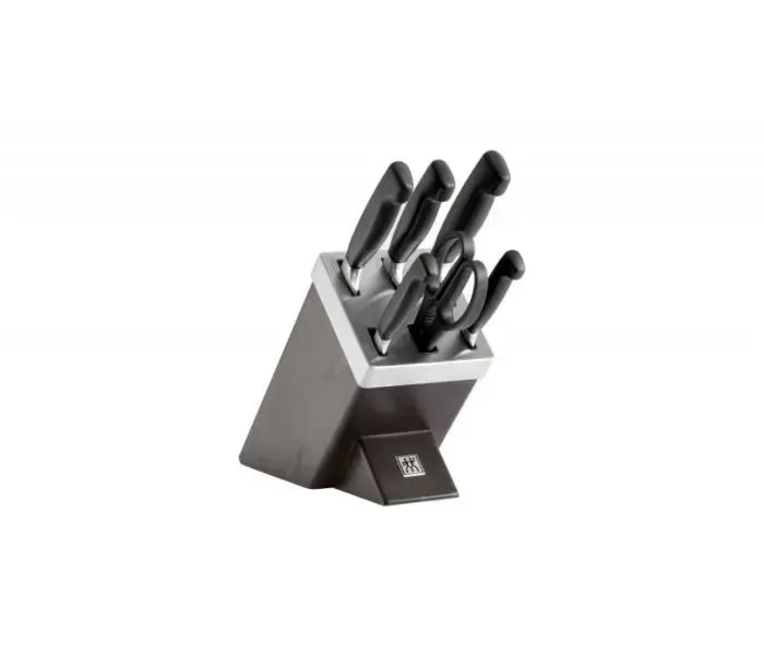 Zwilling Four Star selvslibende knivblok i asketræ