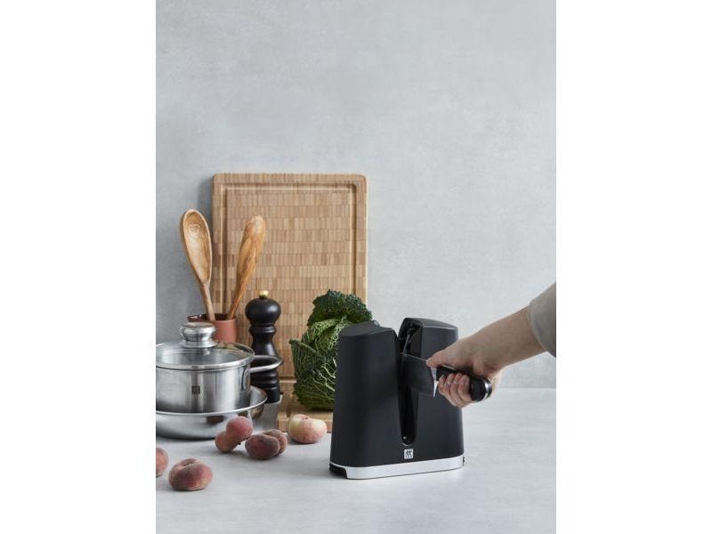 Zwilling V-Edge sort knivsliber med fjederbelastet slibemekanisme
