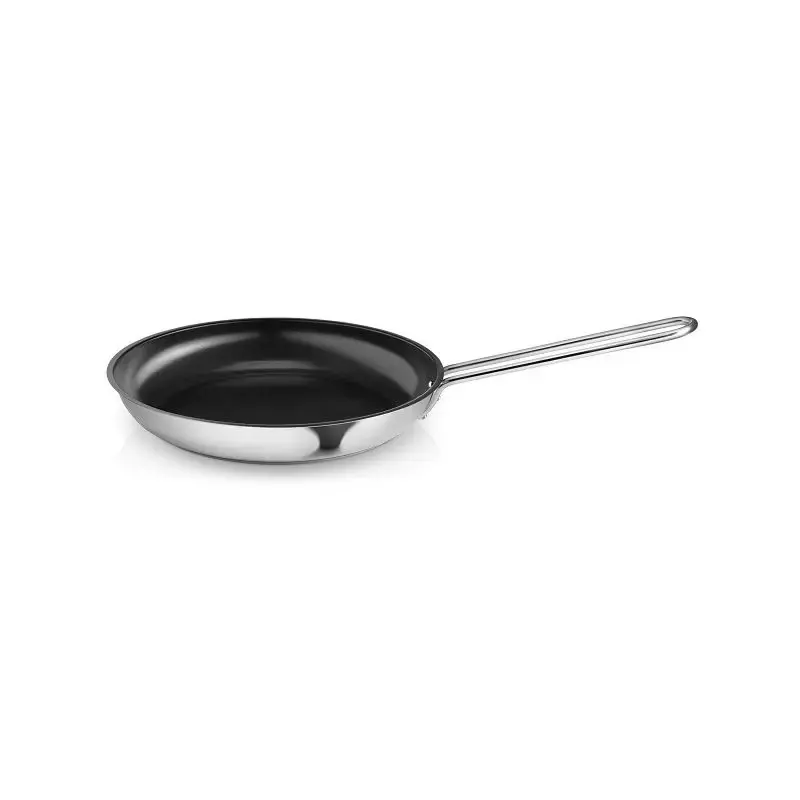 Eva Trio Recycled Rustfrit Stål Stegepande 28 cm med keramisk belægning