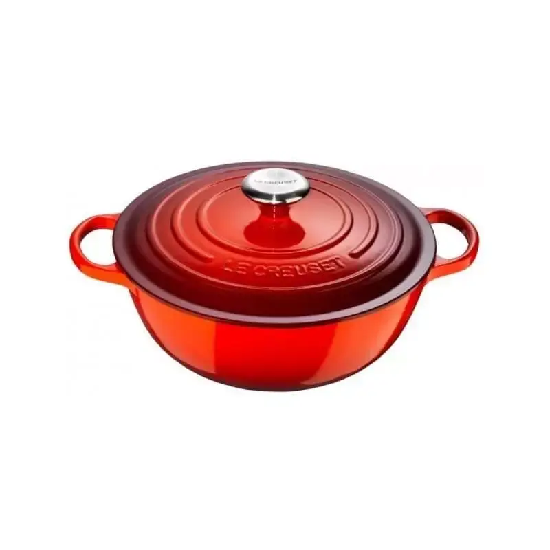 Le Creuset Signature støbejern stegegryde 7 liter cerise rød