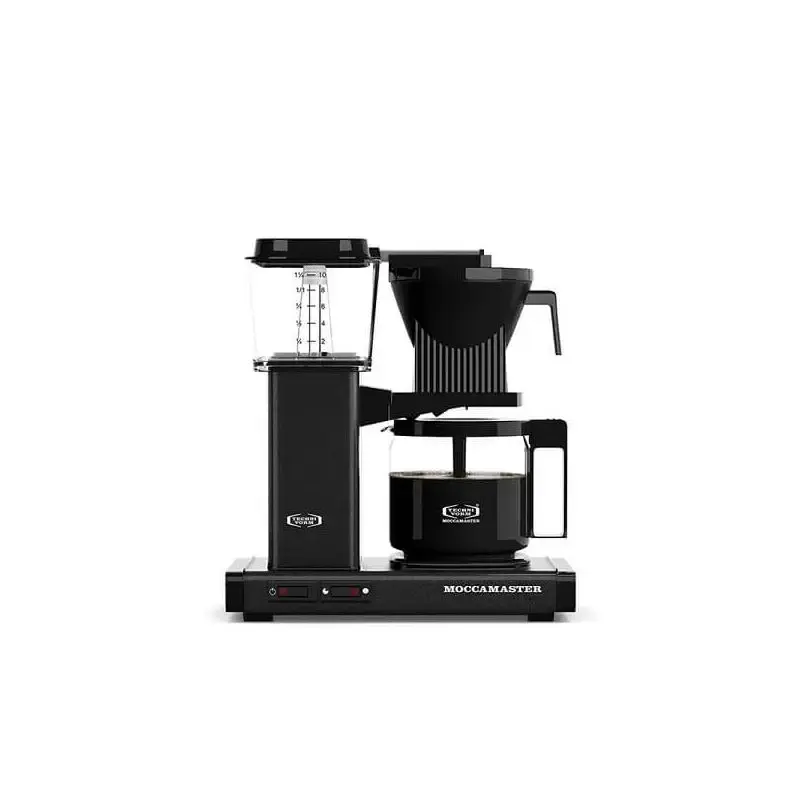 Moccamaster Automatic filterkaffemaskine i antracit farve med glaskande