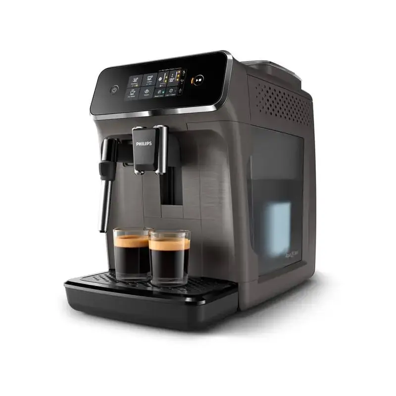 Philips fuldautomatisk kaffemaskine med LatteGo-mælkeskummer og touch-betjening