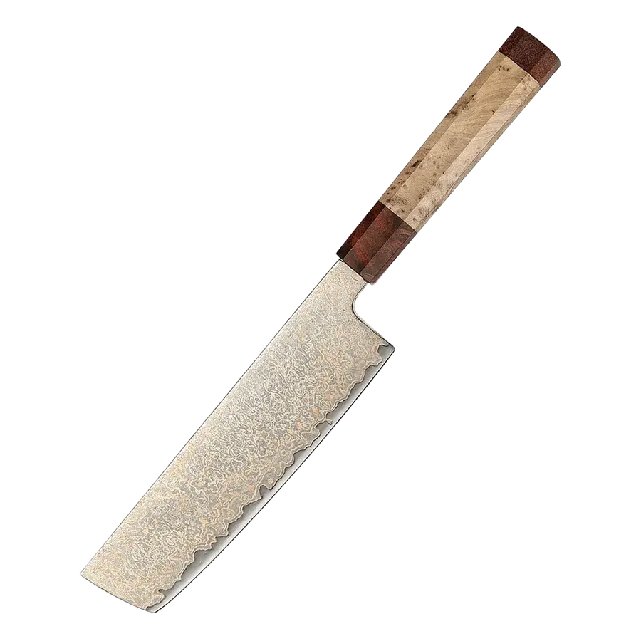 Ushi Gozuki Nakiri 180 mm Damaskus37 produktbilde
